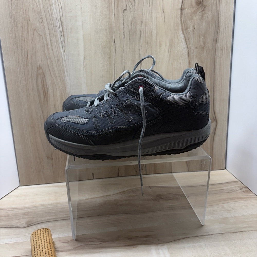 Gray and Black Athletic Sneakers - Picture 3 of 7